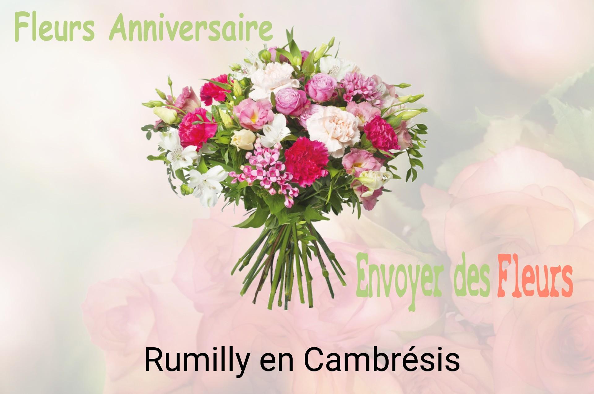 Bouquet de fleurs d’anniversaire livré à Rumilly-en-Cambrésis